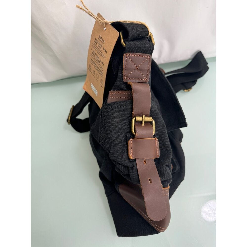 Muchuan Canvas Messenger Laptop Bag I Am Legend Black Crossbody Briefcase New - Picture 9 of 11